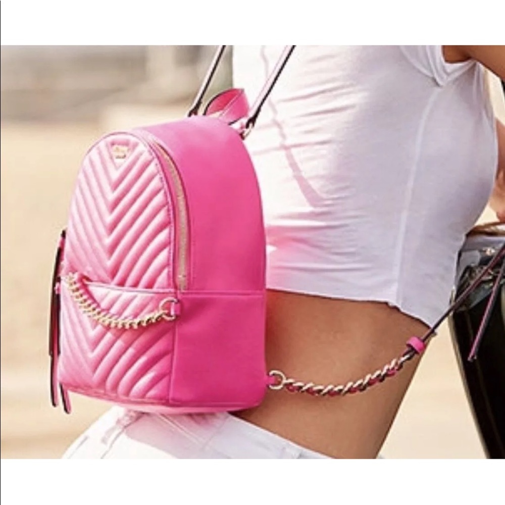 💸SOLD💸Victoria's Secret Hot MINI City Backpack - Picture 2 of 3